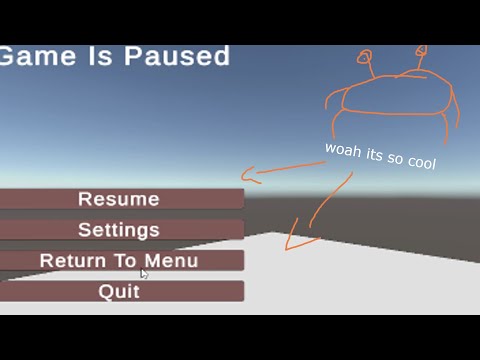 Unity how to make a pause menu