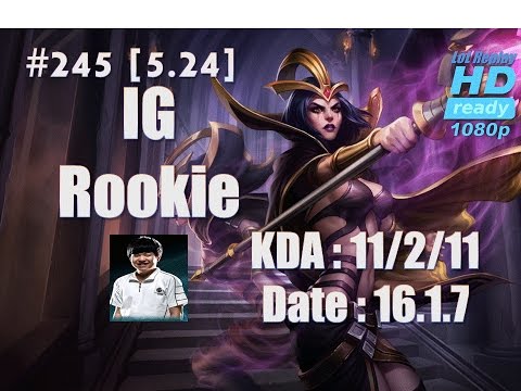 16.1.7 LPL IG Rookie Mid Lane Leblanc(vs Lissandra of Westdoor) Hardcarry[1080p]#245