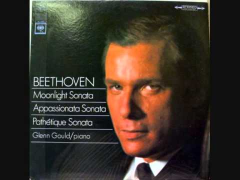 L.V.Beethoven Moonlight Sonata in C# minor. Glenn Gould