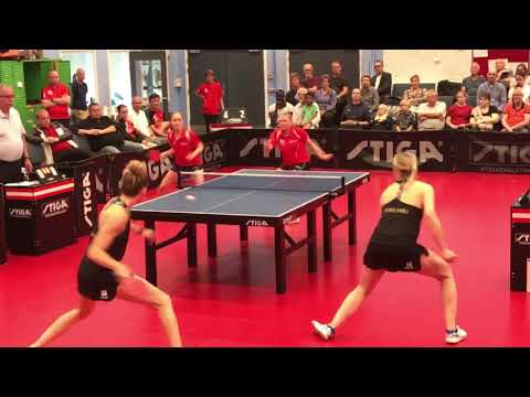 Bordtennis: Skov/Toelhøj vs Søndergaard/Agerholm