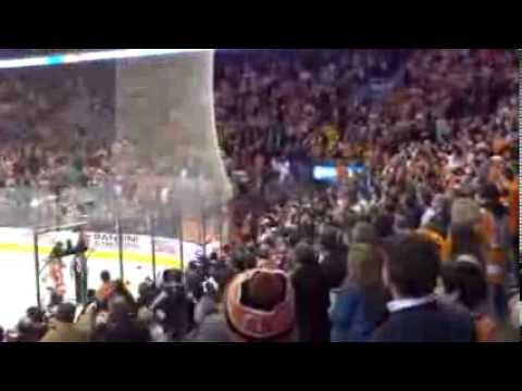 Flyers vs Capitals Full Line Brawl Mar 5, 2014