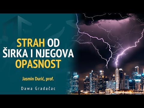 STRAH OD ŠIRKA I NJEGOVA OPASNOST - Jasmin Durić, prof.