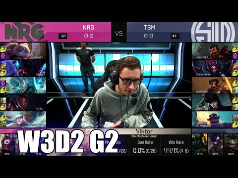 NRG eSports vs TSM | Week 3 Day 2 S6 NA LCS Spring 2016 | NRG vs TSM G1 W3D2