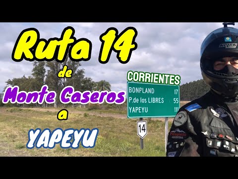 RUTA 14 | Corrientes | Bonpland | en moto por Argentina