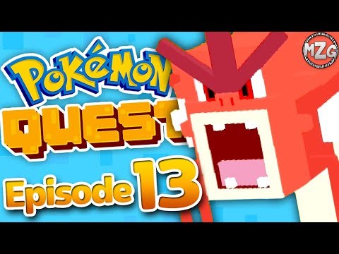 Pokemon Quest Gameplay Walkthrough - Episode 13 - Shiny Gyarados! (Nintendo Switch)