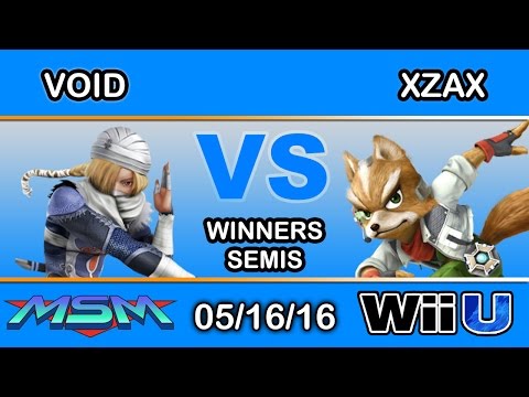 MSM 50 - 2GG | VoiD (Sheik) Vs. NME | Xzax (Fox) Winners Semis - Smash Wii U