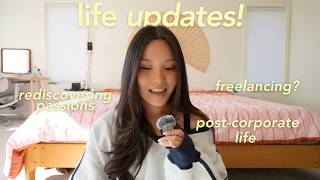 let's catch up! | freelancing, rediscovering my passion, & next step in life (a casual, chatty vlog)