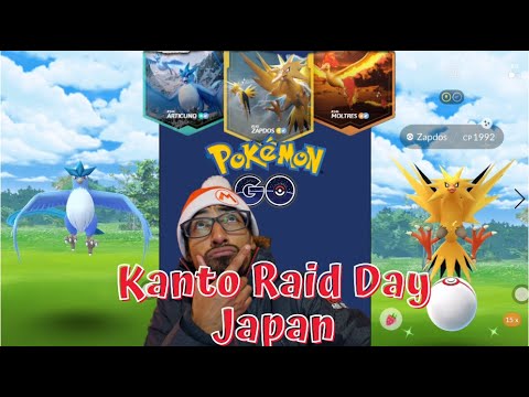 Pokémon GO Kanto Raid Day in Japan | FREE Raid Passes!!