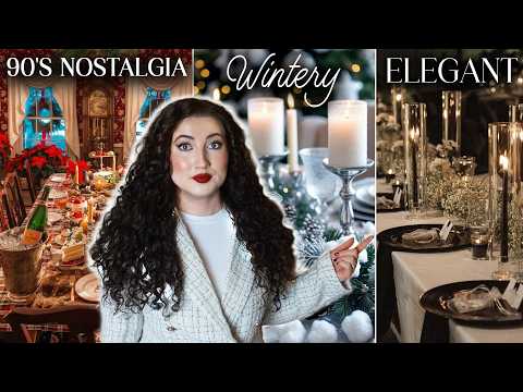 I Created 10 Christmas Tablescapes, so You Don’t have to 🎄 Holiday Table Setting Ideas