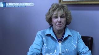 Dr. Tony Mork presents patient story Fran Brandt 