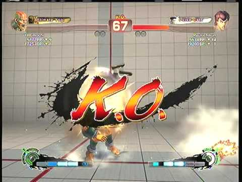SSF4AE: Dhalsim (YHCmochi)  vs. Fei-long (Ryukichikun)  SD