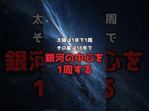 銀河の中心を「16年で1周」する星。光速の2.55% のサムネイル