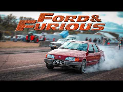 Drag Race avec la Ford Sierra la plus rapide de France