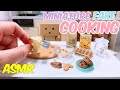 ASMR COOKING Making Cookies With SNOOPY Chocolate Cafe 1