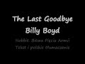 Hobbit. The Last Goodbye - Billy Boyd. Tekst i ...