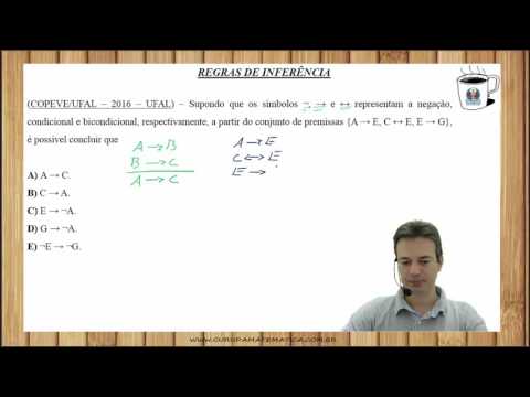E0233 - COPEVE/UFAL - 2016 - UFAL - REGRAS DE INFERÊNCIA (www.gurudamatematica.com.br)