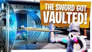 INFINITY BLADE was VAULTED in ONLY 4 Days! - Fortnite Sword GONE, but MORE Mythic Weapons Coming?