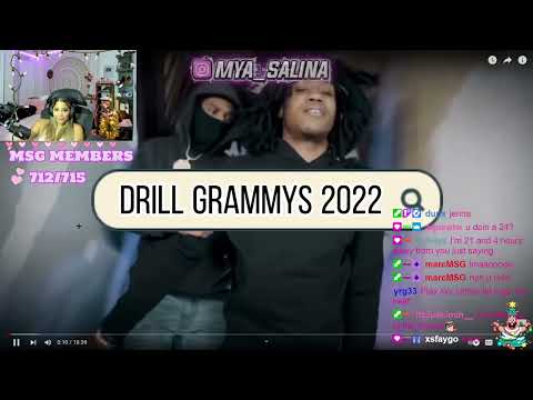 Mya Salina REACTS to "NY DRILL GRAMMYS 2022"