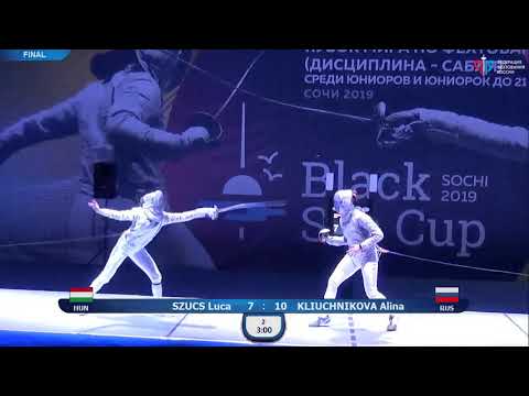 Black Sea Cup 2019, Final SW Kliuchnikova (RUS) - Szucs (HUN)