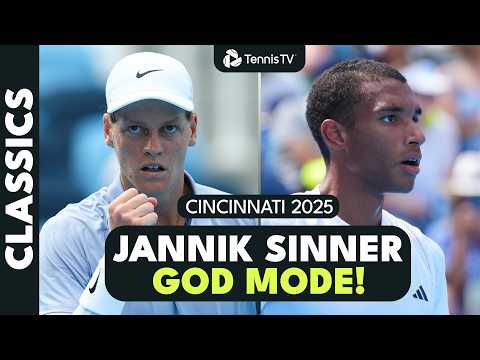 Jannik Sinner God Mode vs Felix Auger-Aliassime 😳 | Cincinnati 2025 FULL Condensed Match