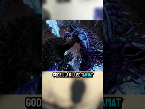 Why Godzilla KILLED TIAMAT #godzillaxkong #godzillaxkongthenewempire #tiamat #godzilla #gxk