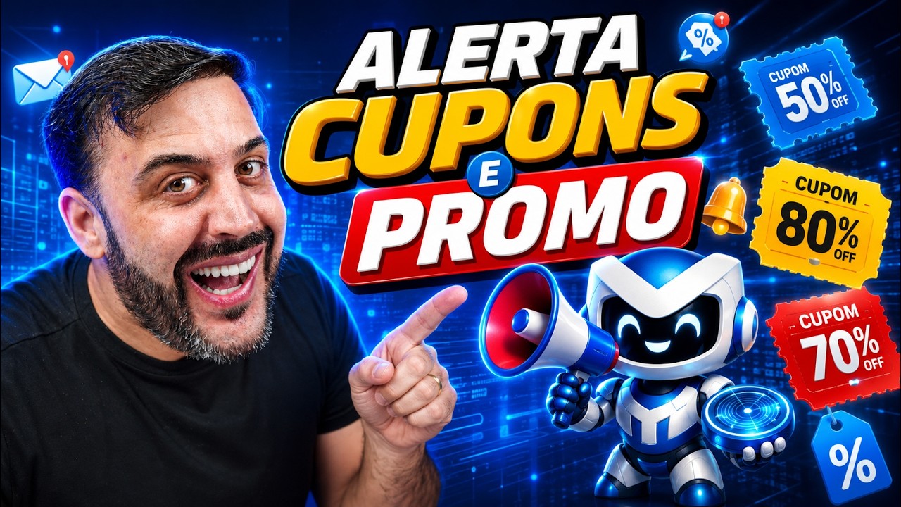 📢 Receba alertas de Cupons e Promoções personalizdas no seu celular (Somente o que Quiser Receber)