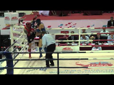 IFMA WC Muay Thai 2012. Tadej Toplak SVN vs Gareth Rees AUS, part 1