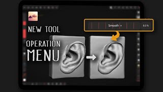 How To Use New 'Operation' Tool In Nomad Sculpt | Nomad Sculpt Tutorial