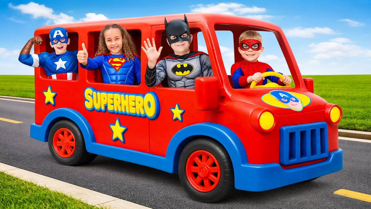 Superhero Bus Adventures! Helping Missions