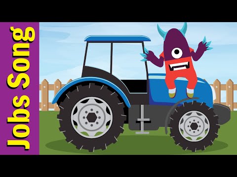 Jobs and Occupations Song | I Want To Be A Farmer | Fun Kids English