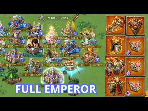 KAPTAN EKO FULL EMPEROR CAME FOR MY MYTHIC RALLY TRAP. STRONGEST ACCOUNT IN THE GAME. LORDS MOBILE