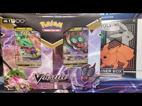 ERROR Found! Pokémon Rayquaza vs. Noivern V Battle Deck Unboxing
