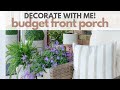 Decorate With Me! Front Porch Decorating Ideas 2024, for Spring and Summer