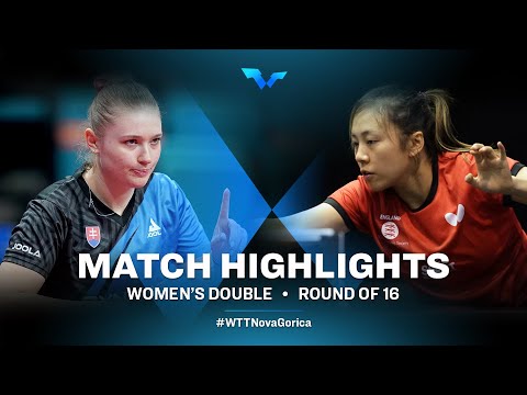 Highlights | Tatiana K./Ema L. vs Tin T. H./Karoline M. | WD R16 | WTT Contender Nova Gorica 2022