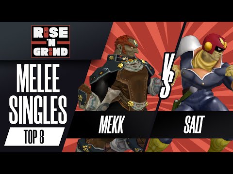 Mekk (Ganondorf) vs Salt (Captain Falcon) - Melee Singles Winners Semis - Rise N Grind 2023