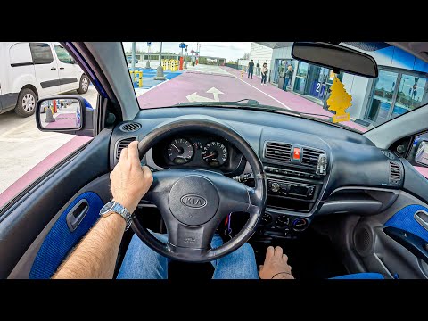 2005 Kia Picanto [1.1 DOHC 65HP] | POV Test Drive #1222 Joe Black