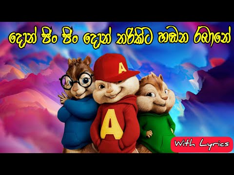 දොන් ජිං ජිං දොන් තරිකිට - Don jin jin don tharikita lyrics | Himabole Studio | Alvin new video