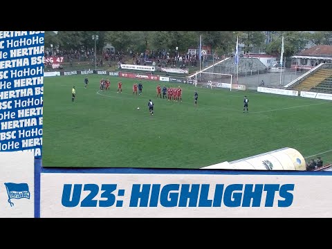 Punkteteilung im Stadtduell: SV Lichtenberg 47 - Hertha BSC U23 | Highlights