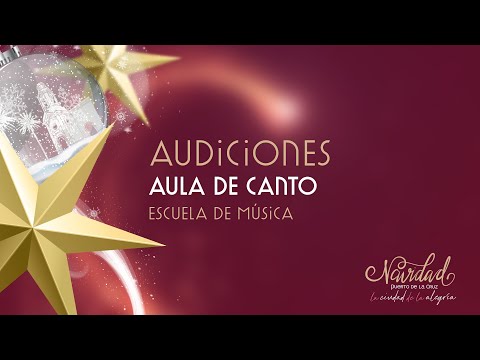 #NavidadPTO20 - Audiciones de la Escuela de Música - Aula de Canto