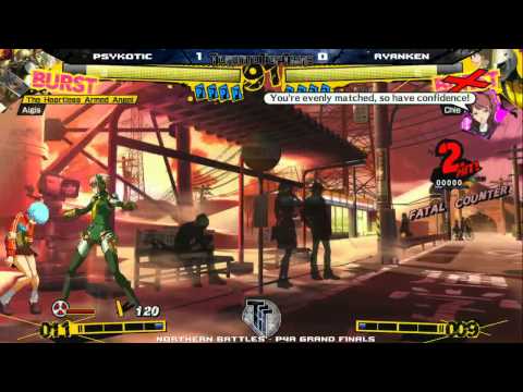 Northern Battles - P4A - Grand Finals - Psykotic vs Ryanken