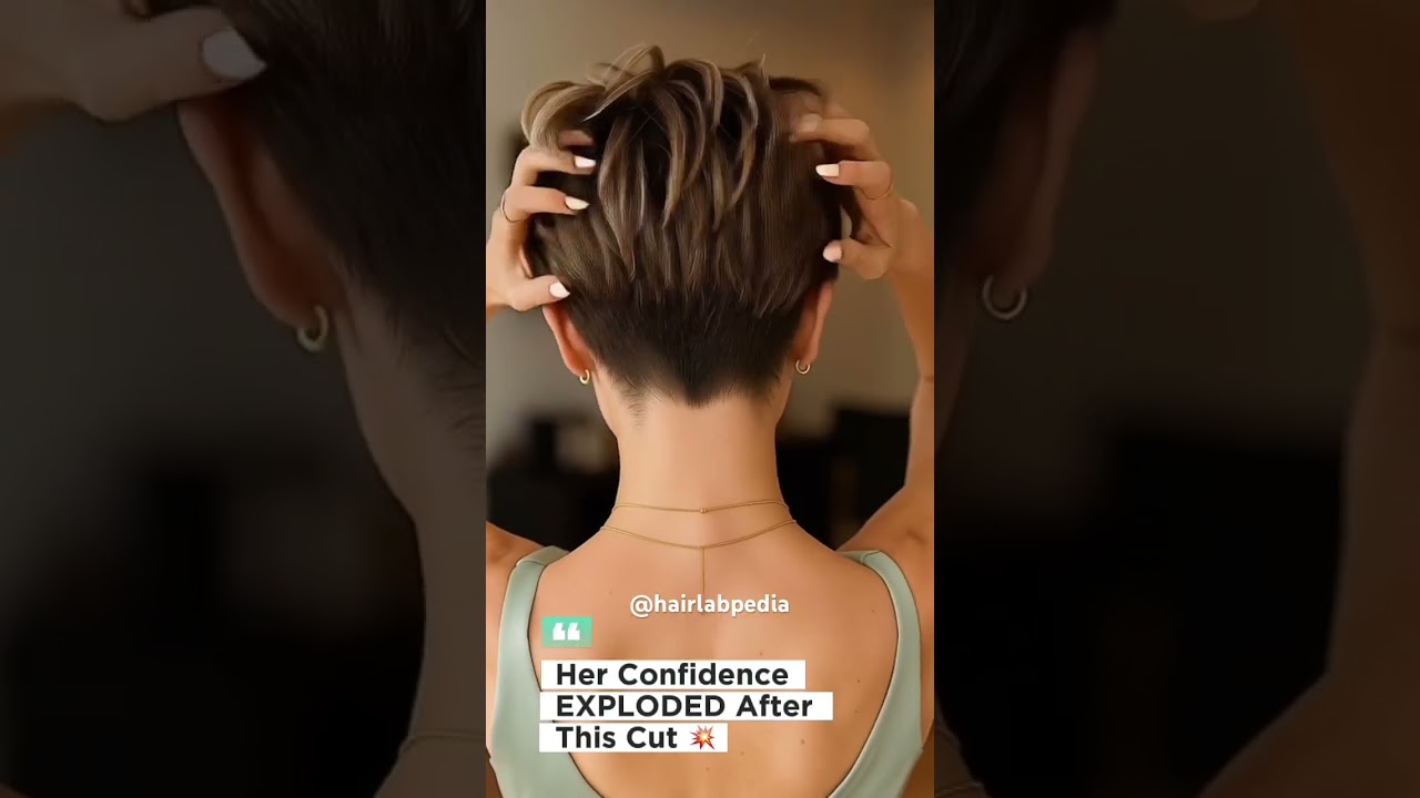 This Short Haircut Changed EVERYTHING 😍💇‍♀️ | You Won’t Believe Her New Look! ✨ #hairstyle