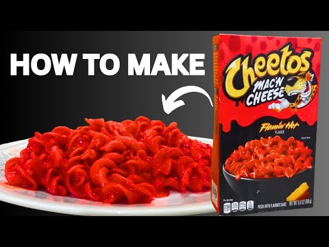 Cheetos Mac and Cheese Flamin Hot How To Make