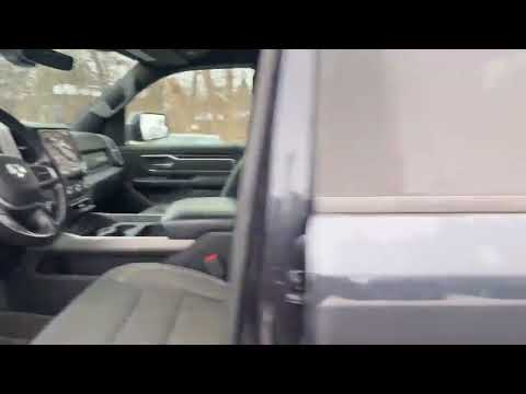 2021 Ram 1500 Big Horn 4x4 Quad Cab 6'4" Box in Blue for sale at Finch Chrysler Dodge Jeep Ram Ltd in London, ON