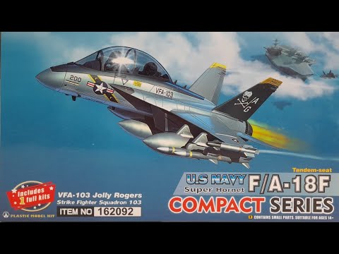 Freedom models compact series F/A-18F unboxing