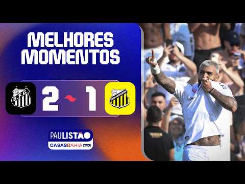 SANTOS 2 X 1 NOVORIZONTINO | MELHORES MOMENTOS | 1ª RODADA | PAULISTÃO CASAS BAHIA