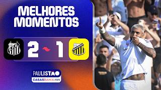 SANTOS 2 X 1 NOVORIZONTINO | MELHORES MOMENTOS | 1ª RODADA | PAULISTÃO CASAS BAHIA