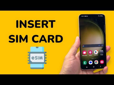 How To Insert a SIM Card Into Samsung Phone