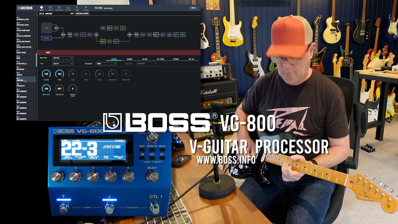 BOSS: VG-800 V-GUITAR Processor. How I'd Use It - YouTube