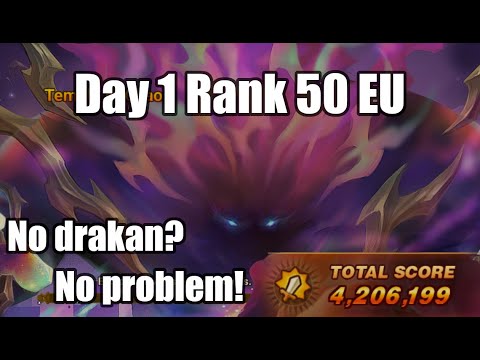 Day 1 Temple of Chaos - 4.2M Damage | Summoners war