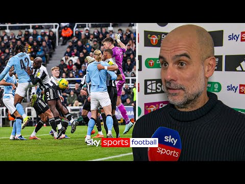 Pep Guardiola's EXPLOSIVE rant after VAR decision against Newcastle 😡